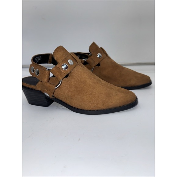 INDIGO RD. Cesley 2‎ WOMEN'S 6M Slingback Harness Heels SHOES BOOTS-EXCELLENT! - Picture 1 of 8